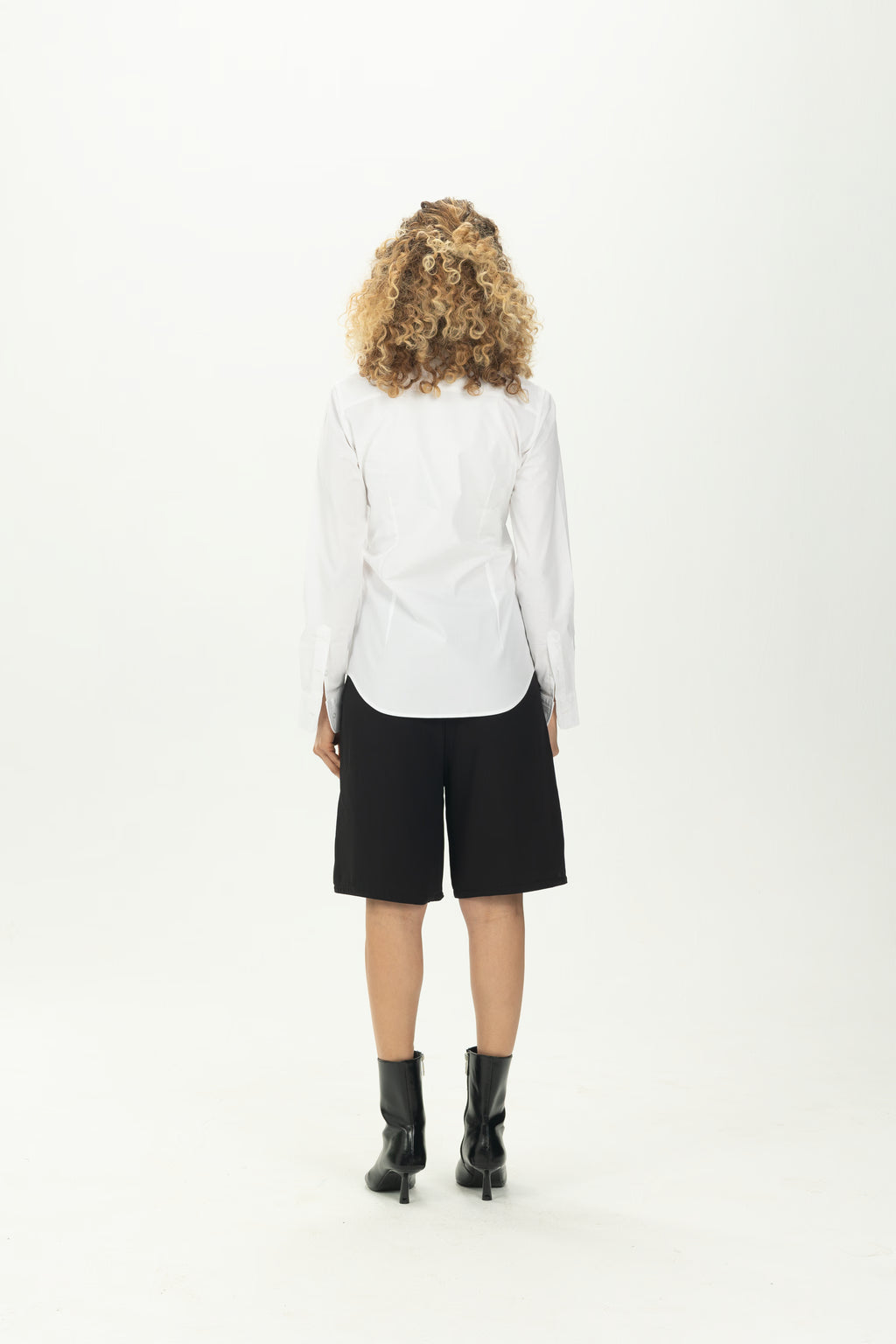 White Classic Fitted Shirt