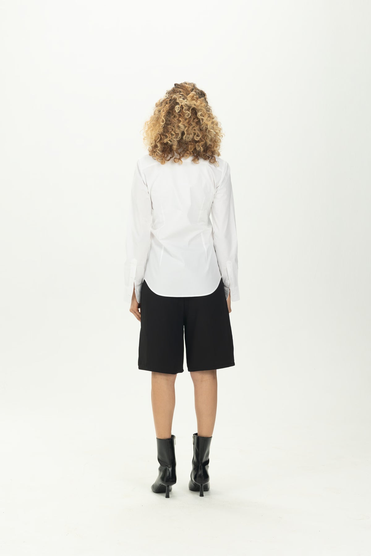 White Classic Fitted Shirt