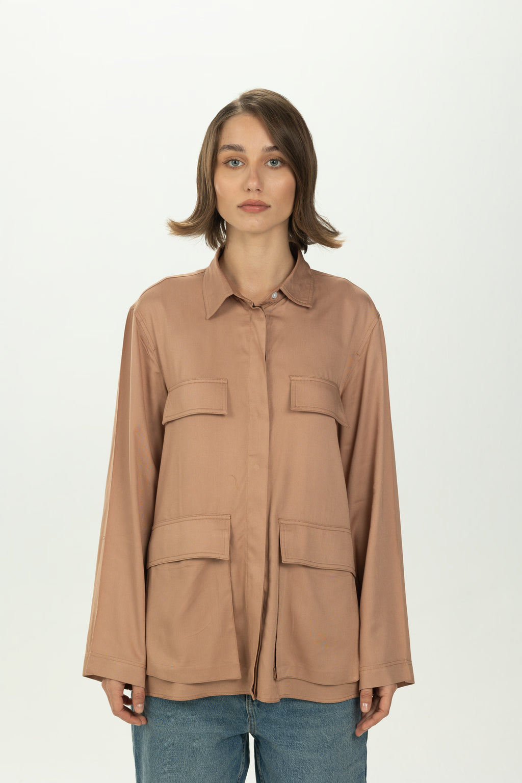 Havana Boxy Pocket Overshirt