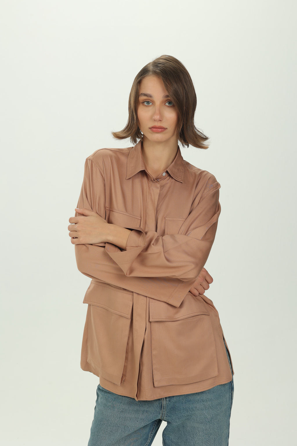 Havana Boxy Pocket Overshirt