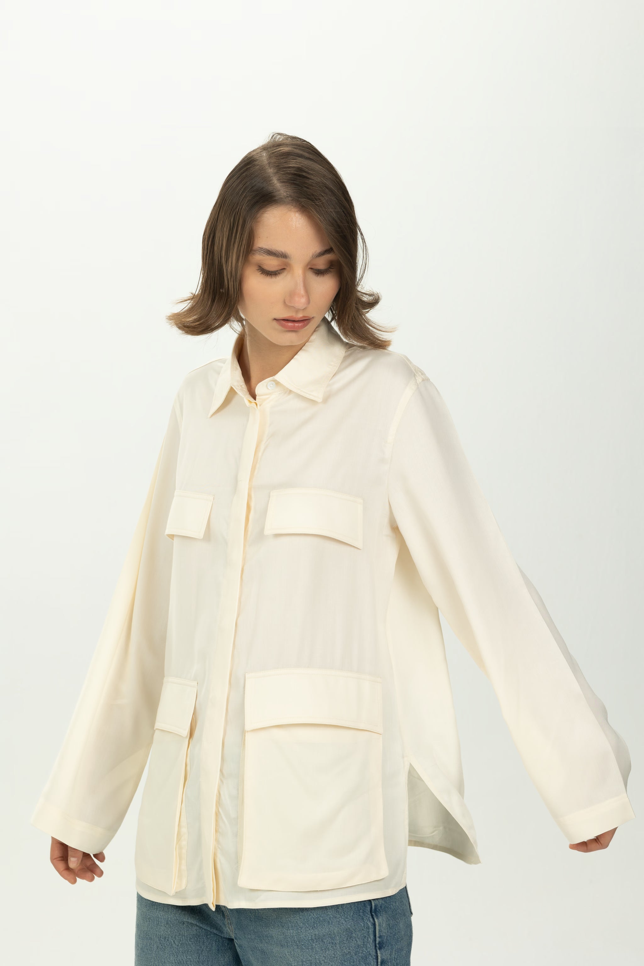 Off-White Boxy Pocket Overshirt