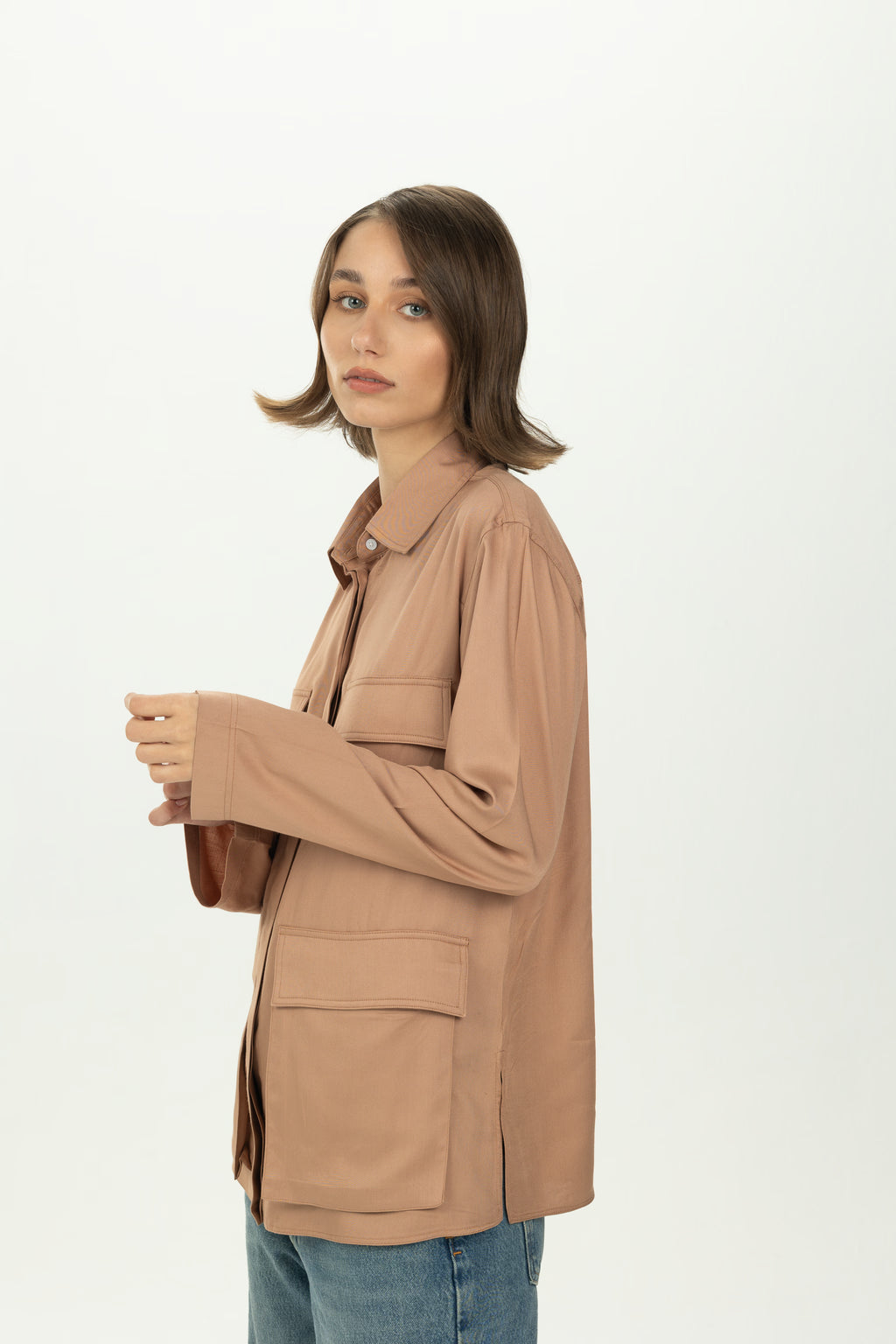Havana Boxy Pocket Overshirt