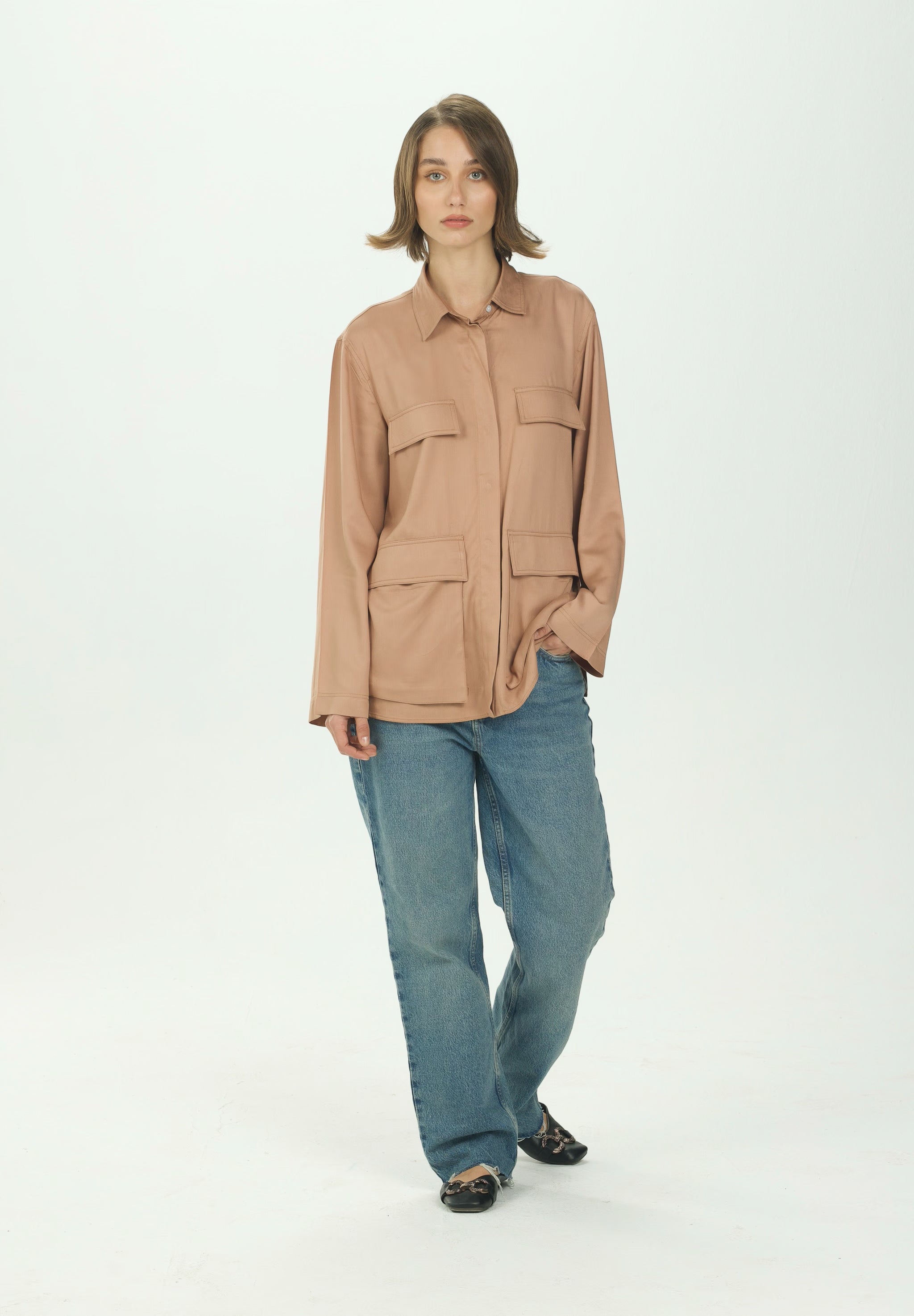 Havana Boxy Pocket Overshirt
