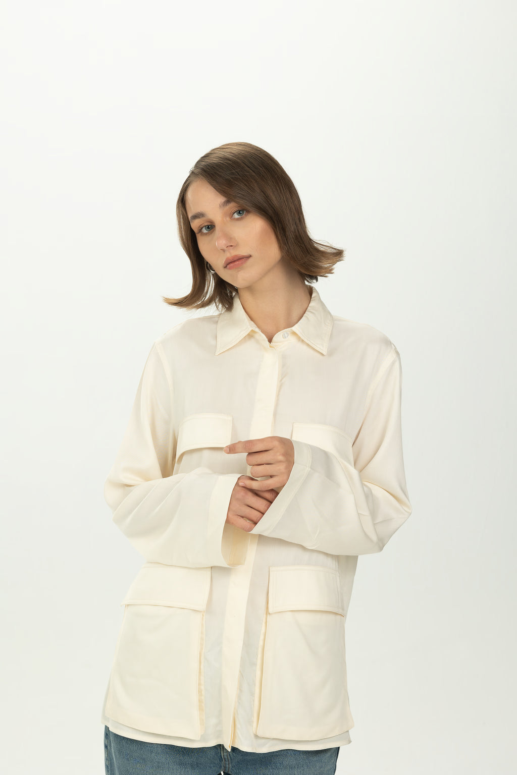 Off-White Boxy Pocket Overshirt