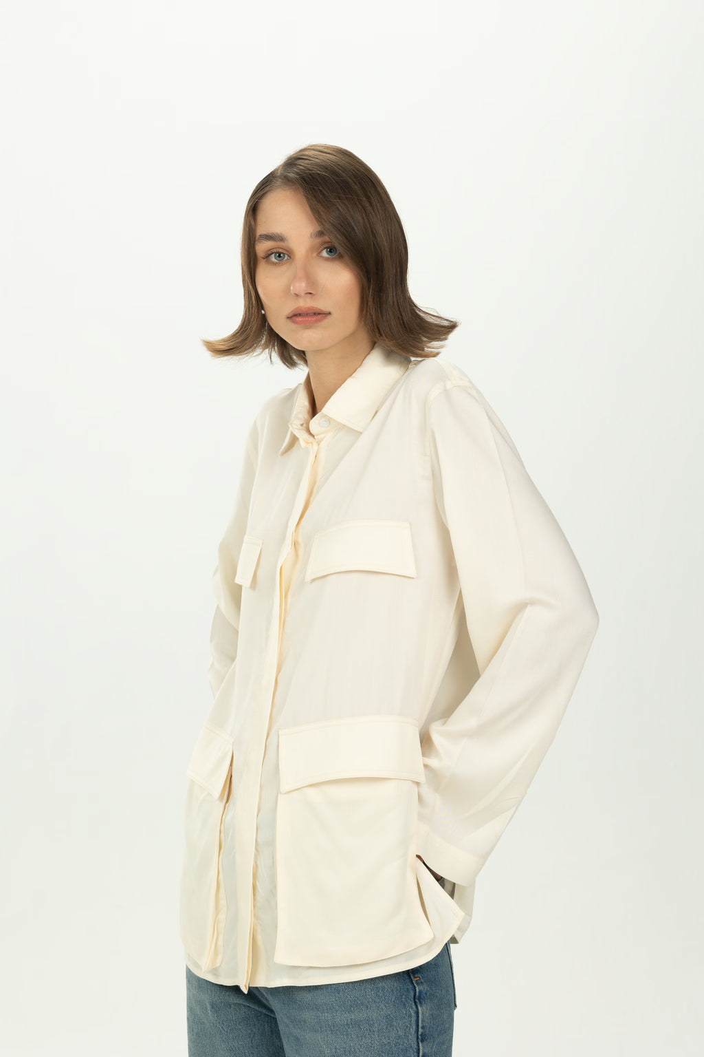 Off-White Boxy Pocket Overshirt