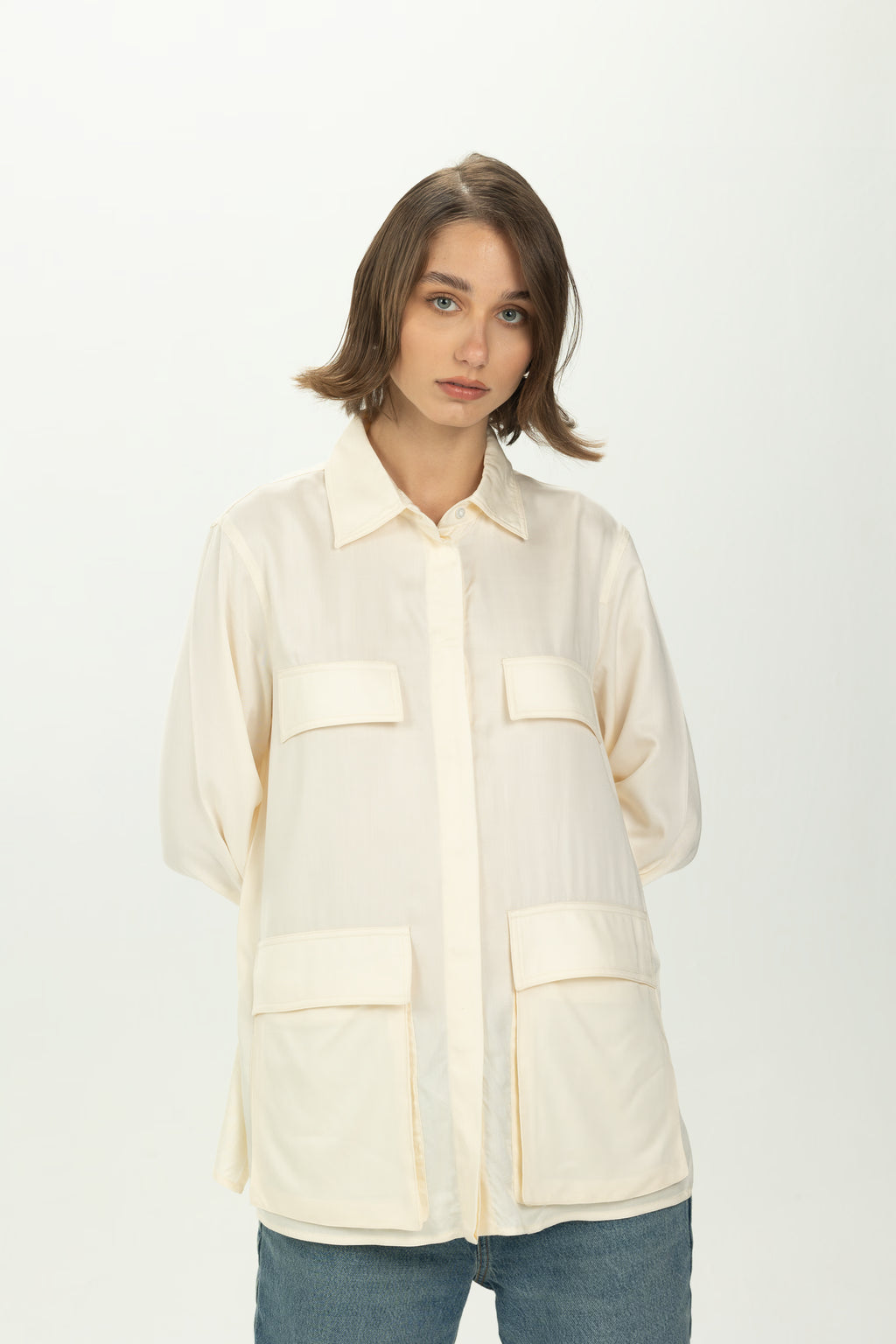 Off-White Boxy Pocket Overshirt