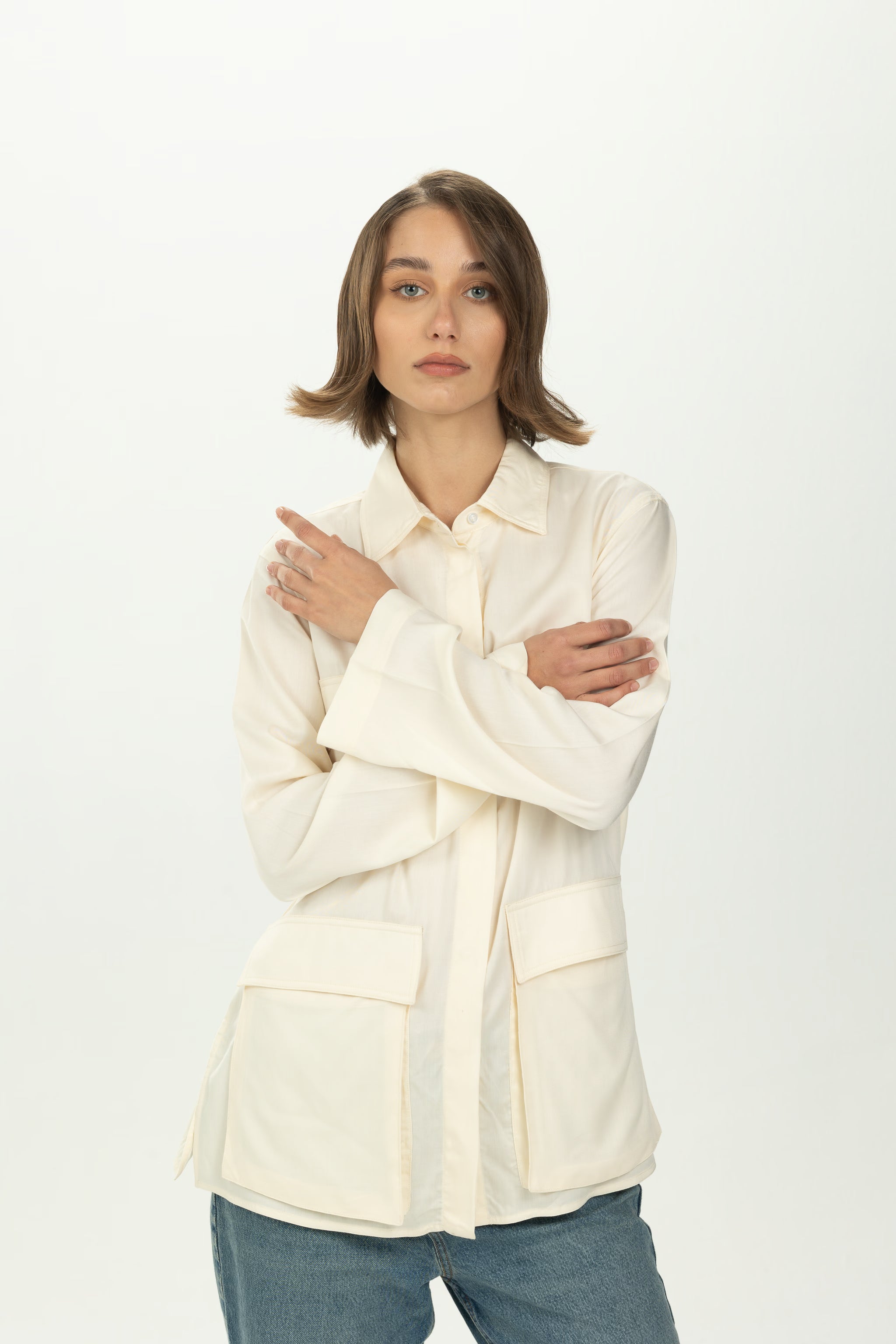 Off-White Boxy Pocket Overshirt