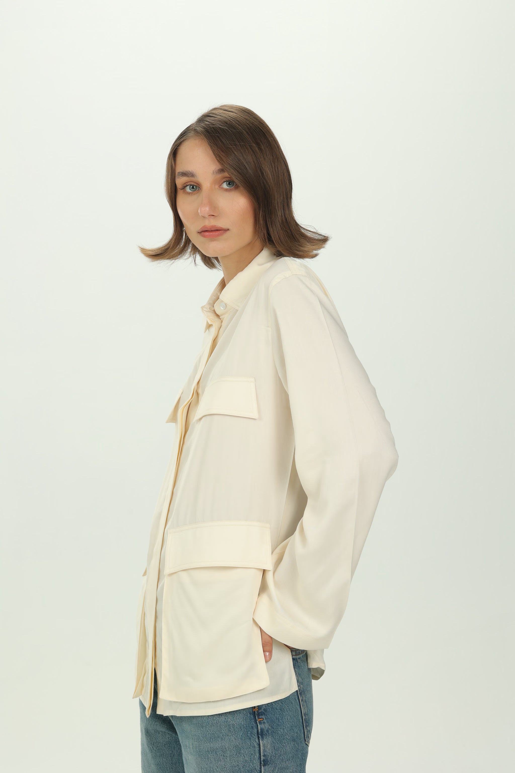 Off-White Boxy Pocket Overshirt